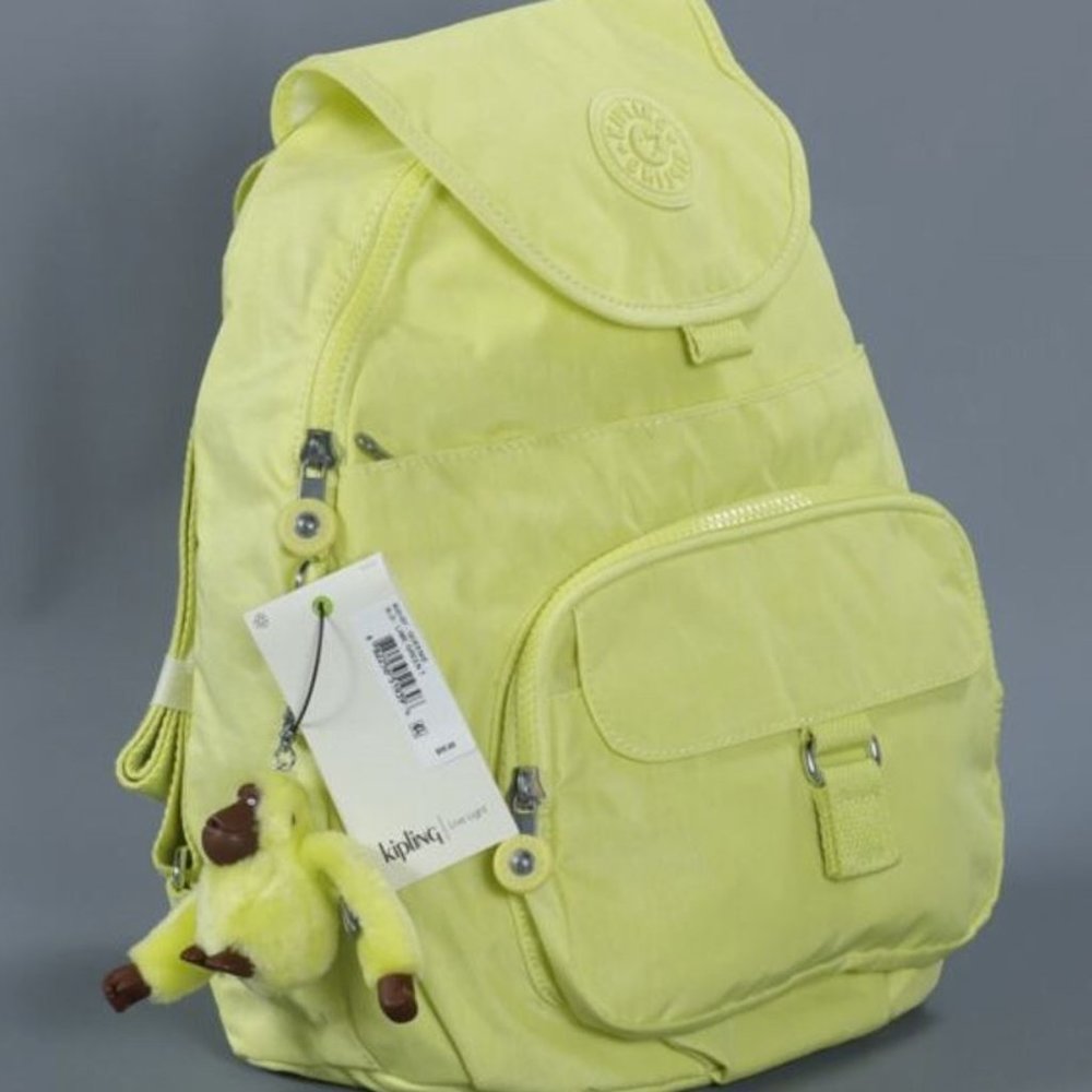 Kipling - *Rare* NWT Queenie Lime Green Backpack